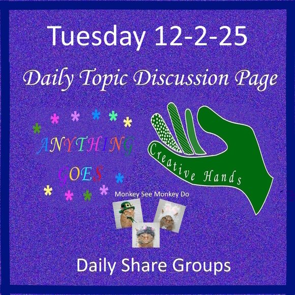 Tuesday 12-2-25 Share Groups - Part Two - Daily Topic Discussion - Picture 1 of 5